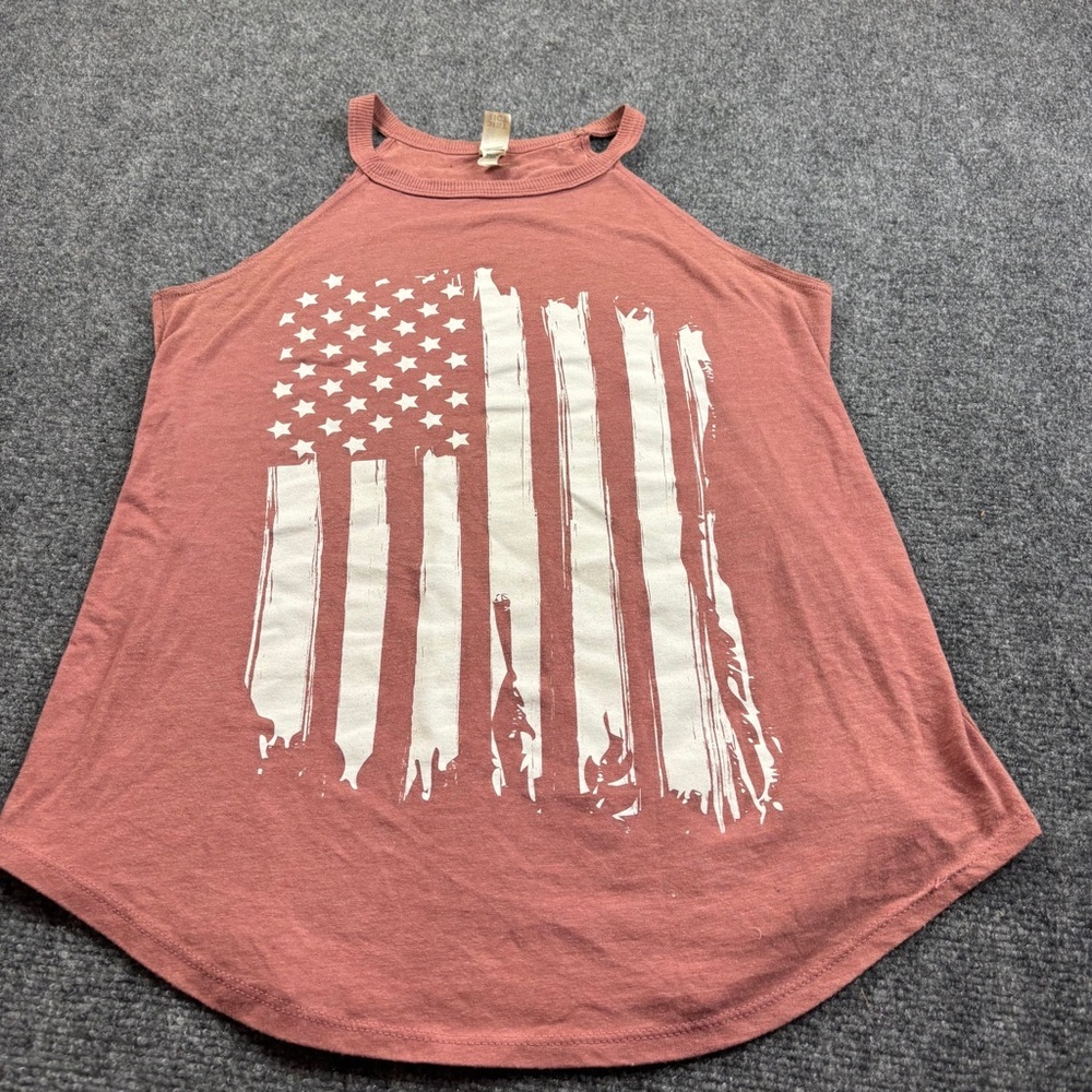 NINE LINE Women’s Pink Sleeveless Graphic Shirt size: Small